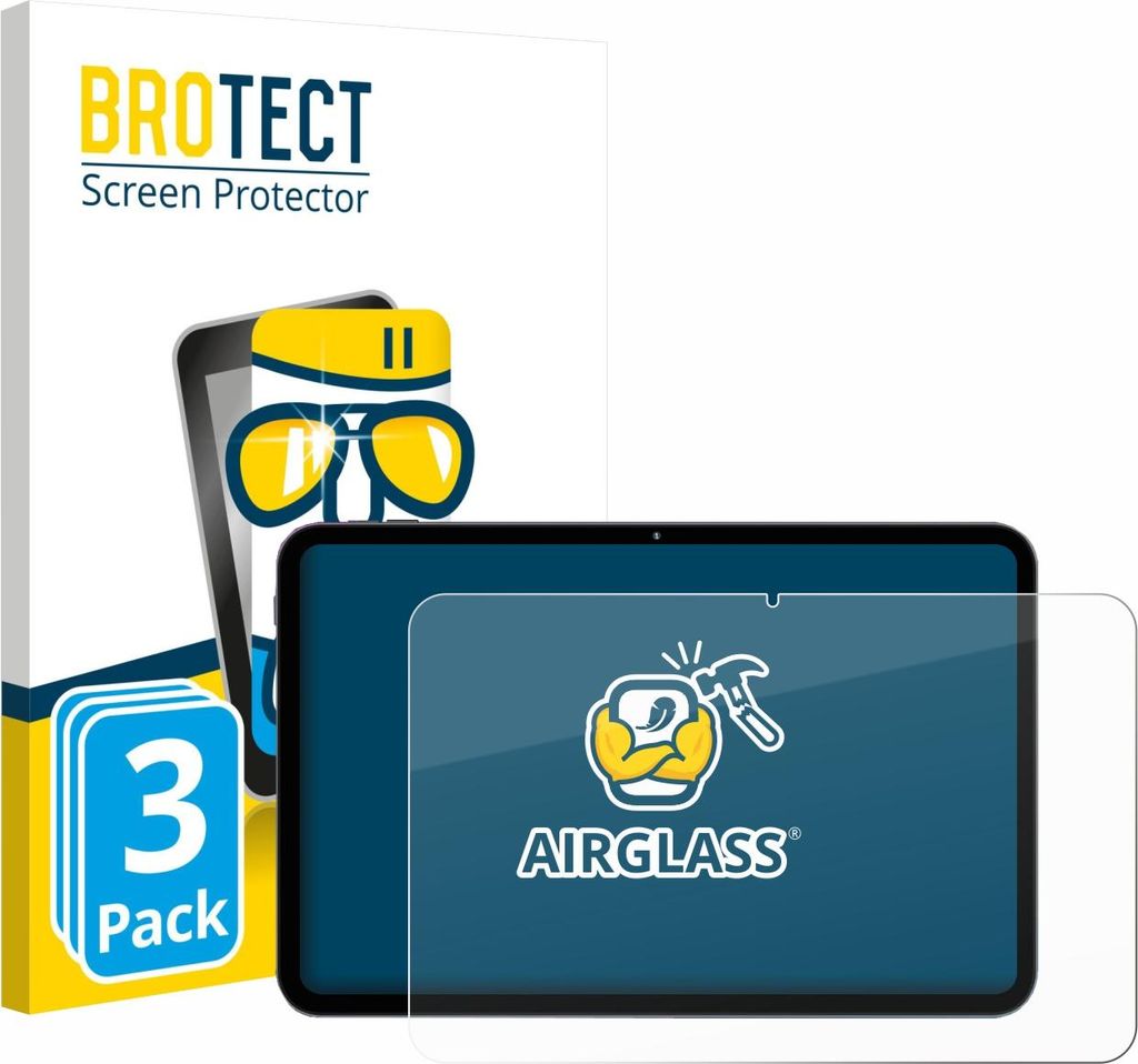 3x BROTECT Schutzglas für VekfulPC T60 Pro 13.4" Schutzfolie Panzer Folie Glas Display Schutz klar