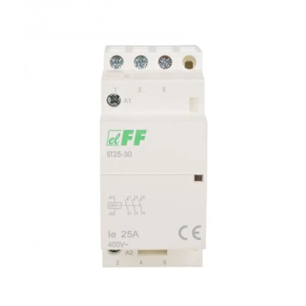 Contacteur pour chauffage et moteur 25A 3xNO 230V ST25-30 modulaire
