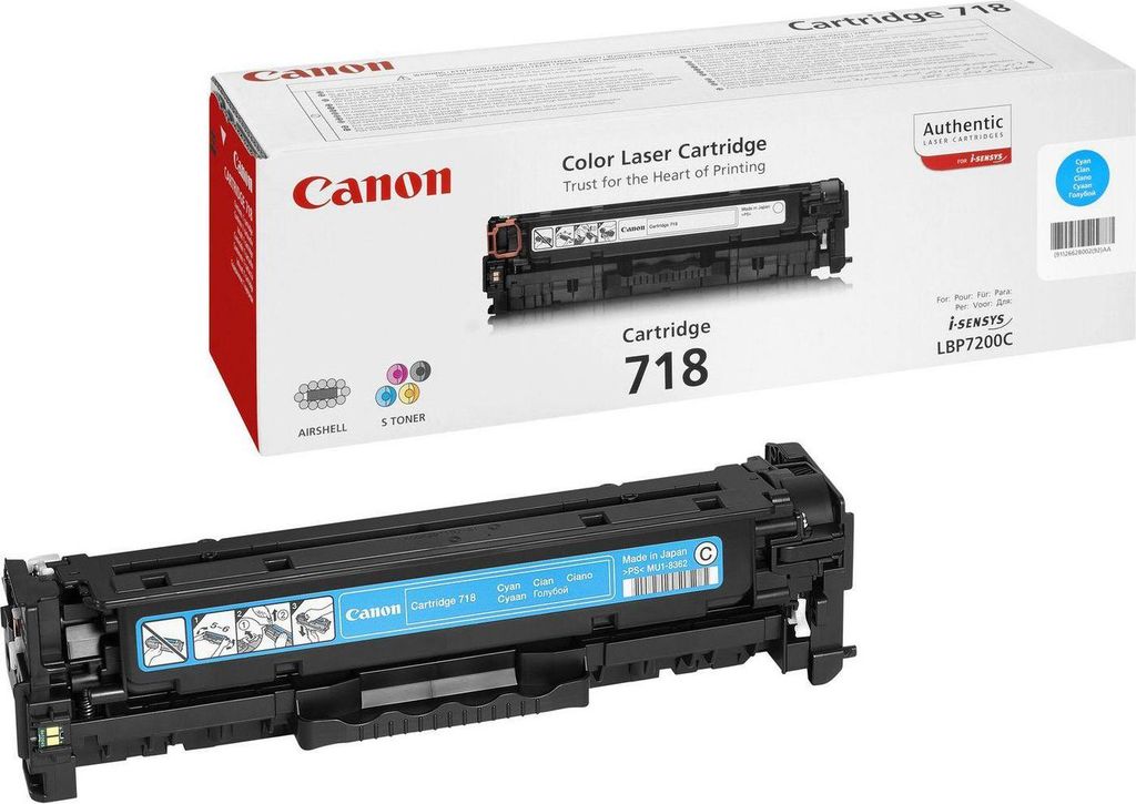 Canon Toner Cyan 718 (31CAN718C 2661B002AA 718C)