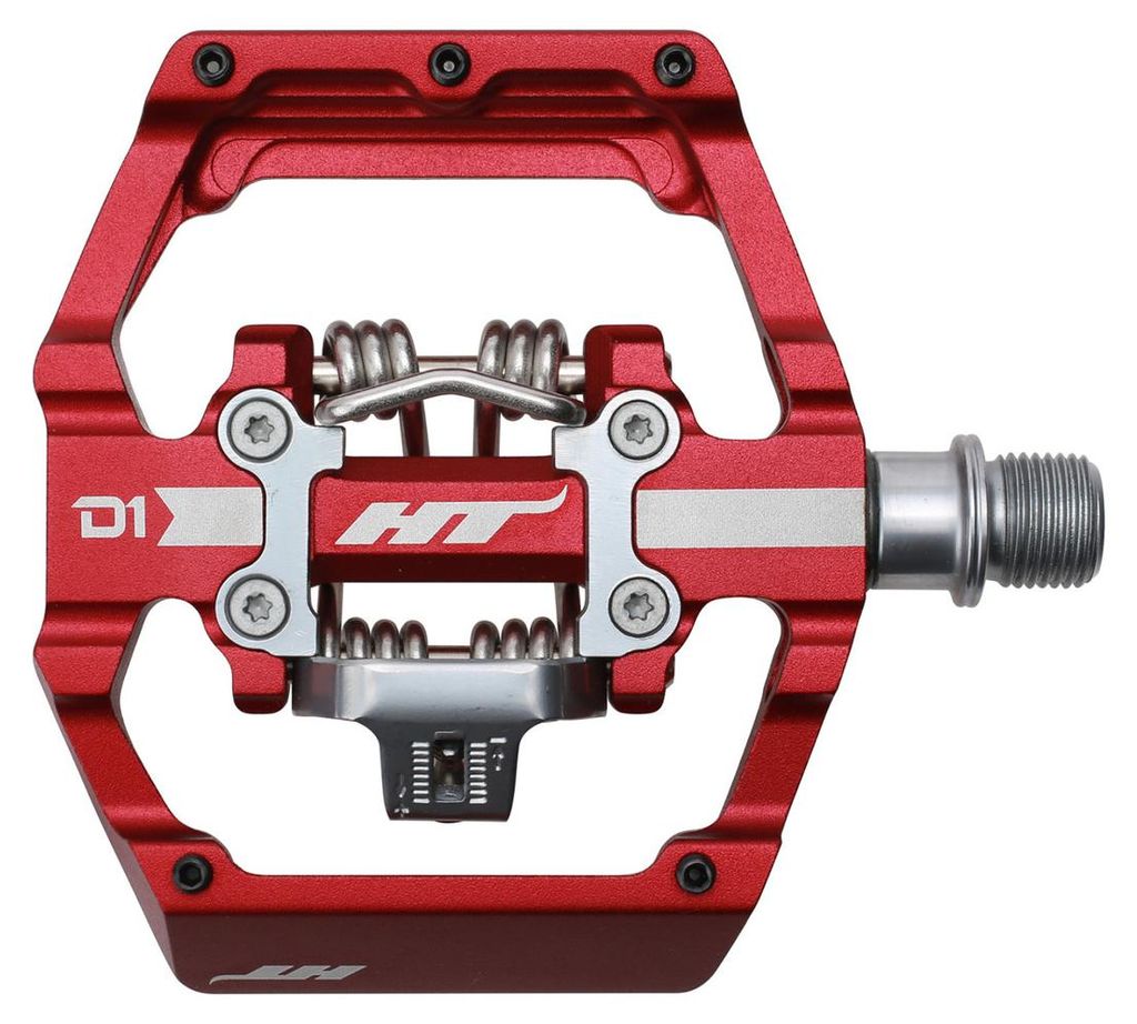 Ht Components Pedale D1 Duo Rot