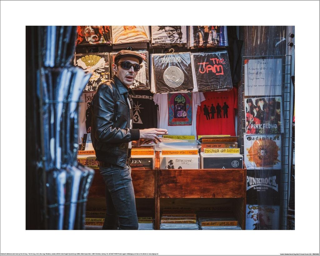 Howard Shooter - "London Camden Record Shop Mod" bedruckt PM13049 (50 cm x 40 cm) (Bunt)