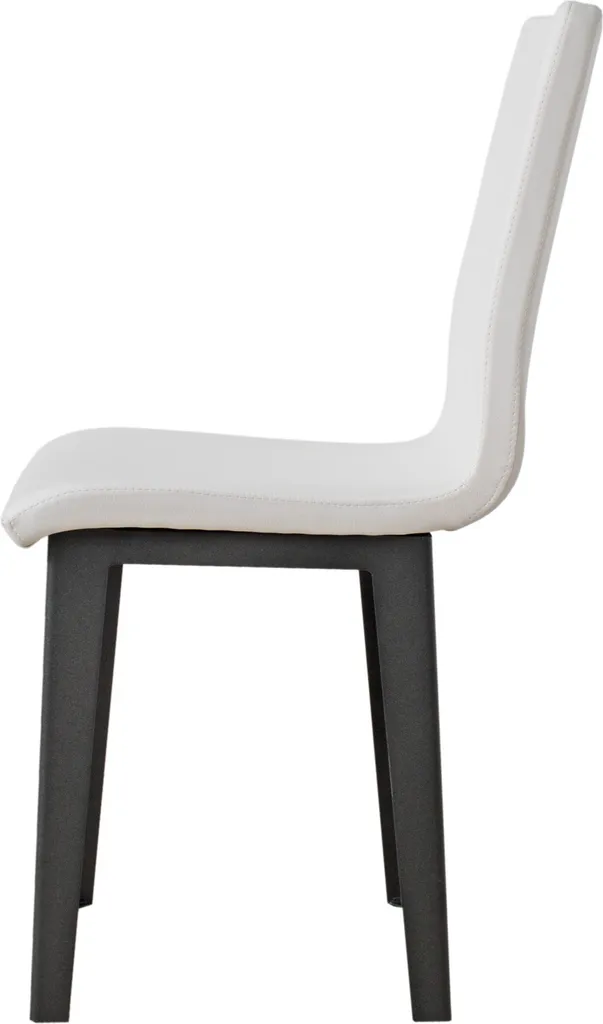 Chaise Armida stable pieds anthracite pour protéger vos sols et confort
