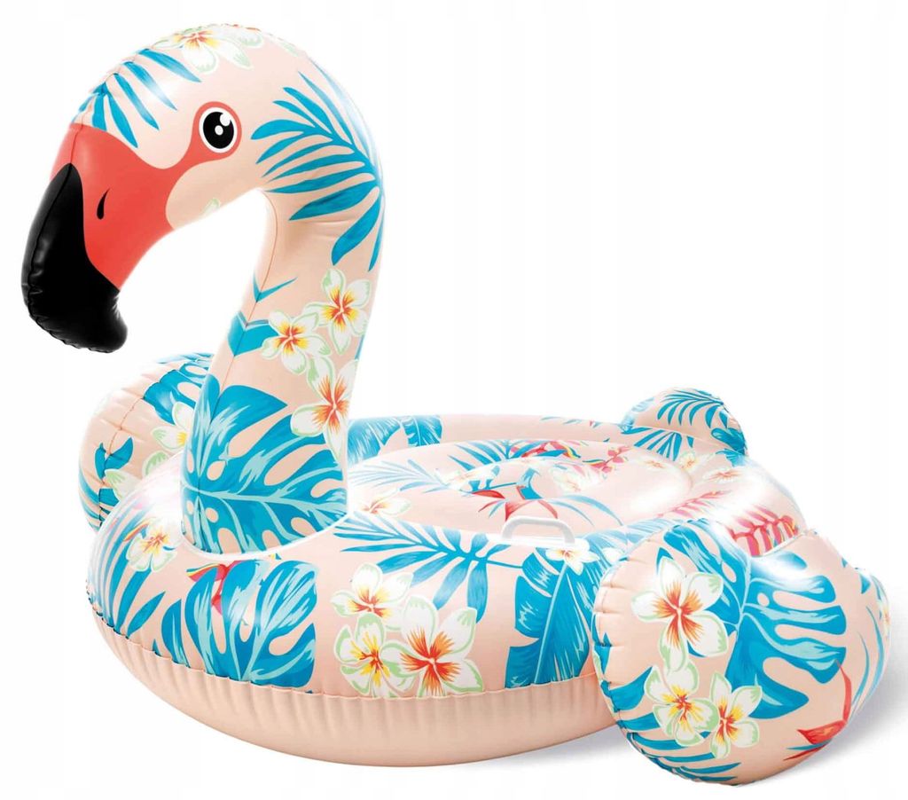 Flamingo Schwimmtier Badeinsel Schwimminsel Intex 142x137x97cm 57558 