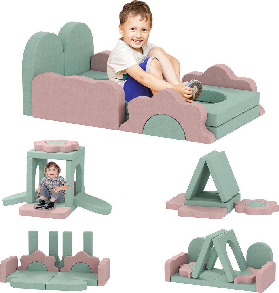 Sofa do zabawy AIYAPLAY, sofa dziecięca wykonana z Zdjęcie produktu 