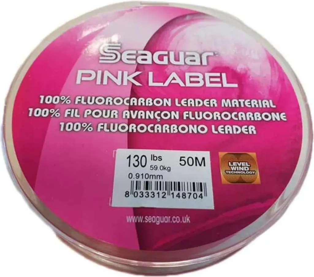 Fil Fluorocarbone Anti-Abrasion Rose 0,405 mm Colmic Seaguar 50m de Pêche