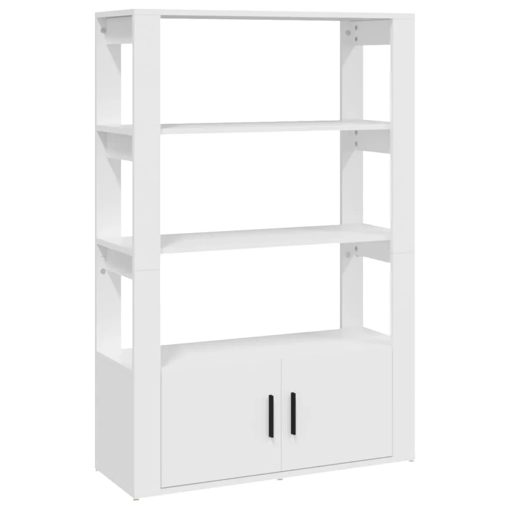 Madia Moderna Bianca SYFAX™ 119cm | Credenza Slim Legno Multistrato