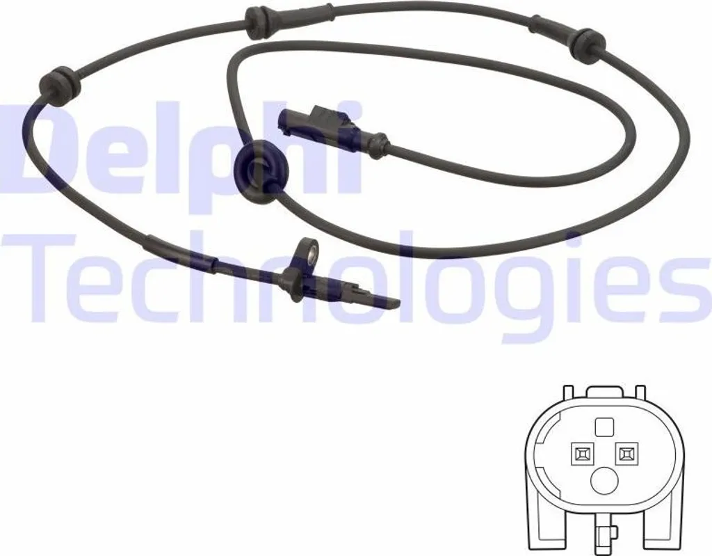 DELPHI SS20778 Sensore velocità ruota OE 46837689 compatibile con Punto