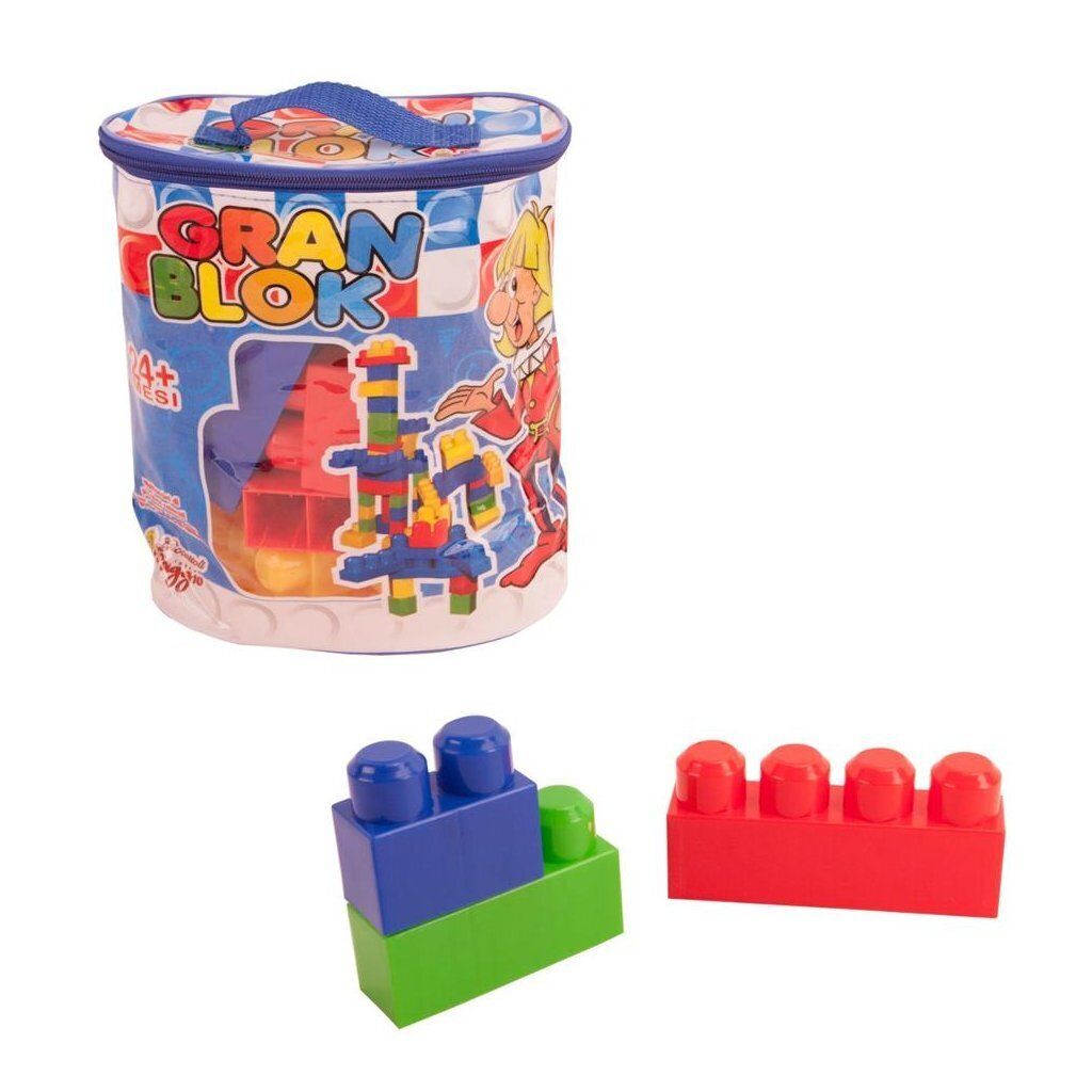 Sacca Basic Mini Boy Bausteine Set, kreatives Konstruktionsspielzeug für Kinder