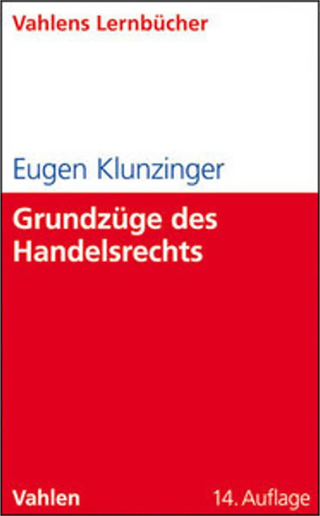 Étudier le droit commercial allemand avec Grundzüge des Handelsrechts