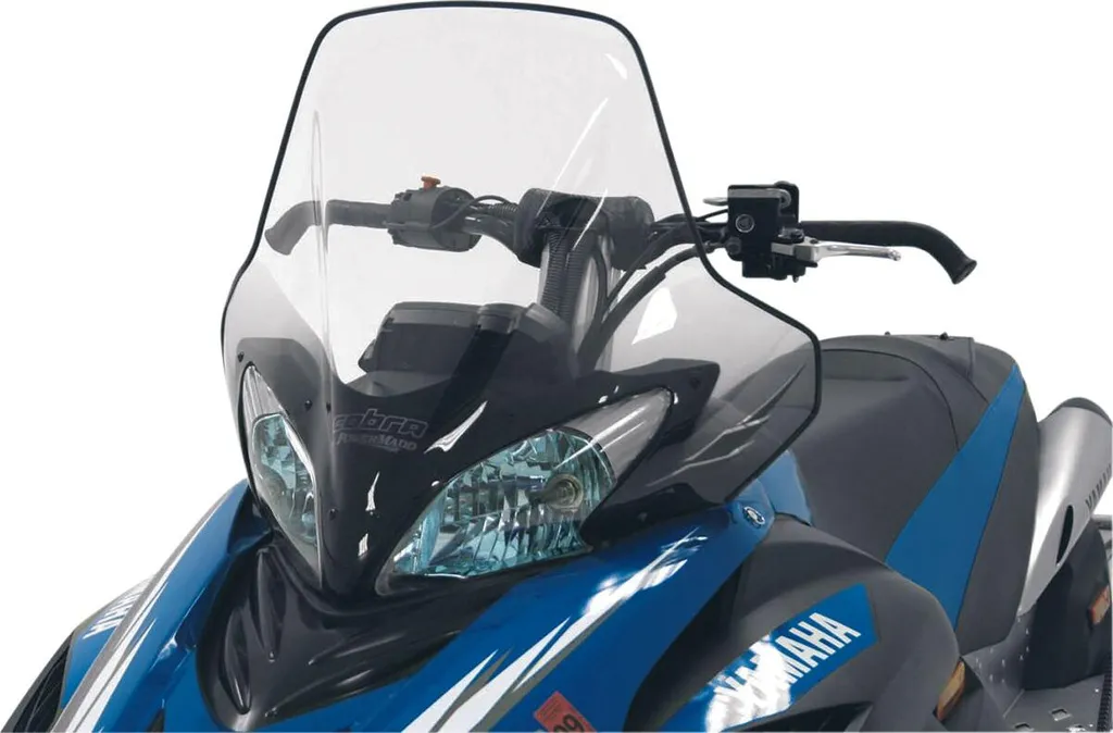 Pare-Brise Yamaha 18.5 Pouces Crystal Clear, Haute Résistance aux Chocs