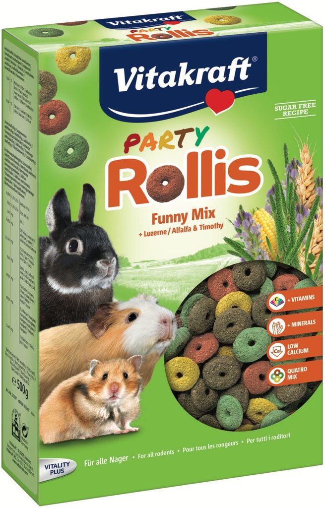 Vitakraft Rodent Party Rollis (500 g) Immagine del prodotto 