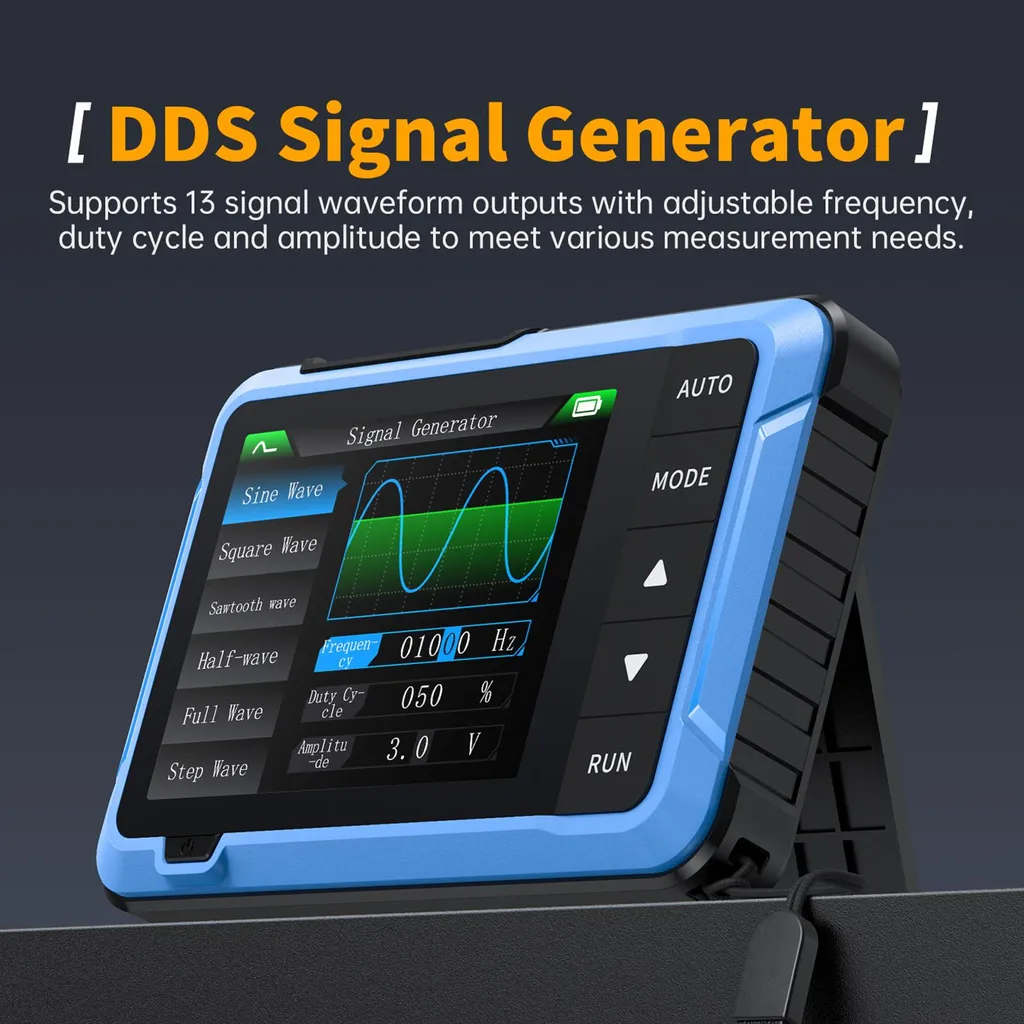 Multimètre oscilloscope 2 en 1 portable pour diagnostic électronique pro - 15