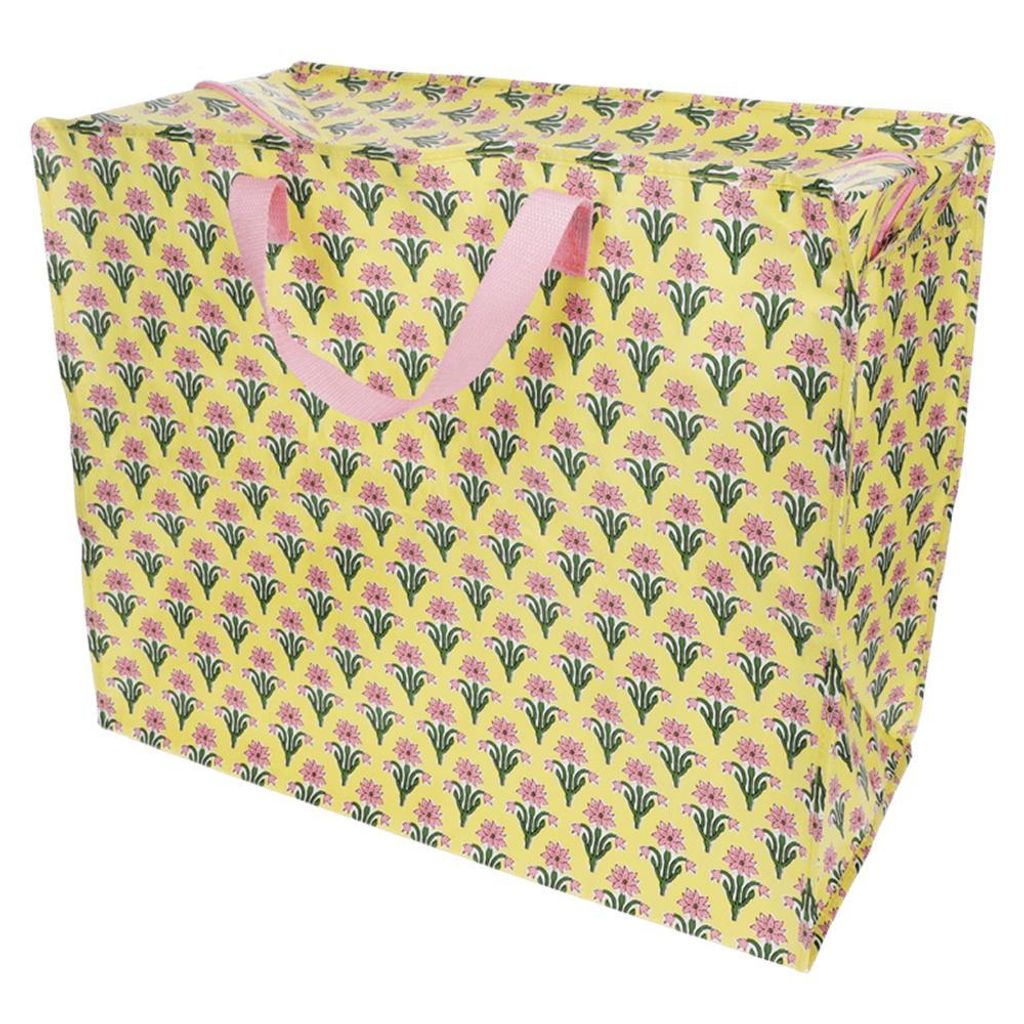 Rex London XXL Aufbewahrungstasche Chandani Riesentasche ca. 55x48x28 cm Blumen