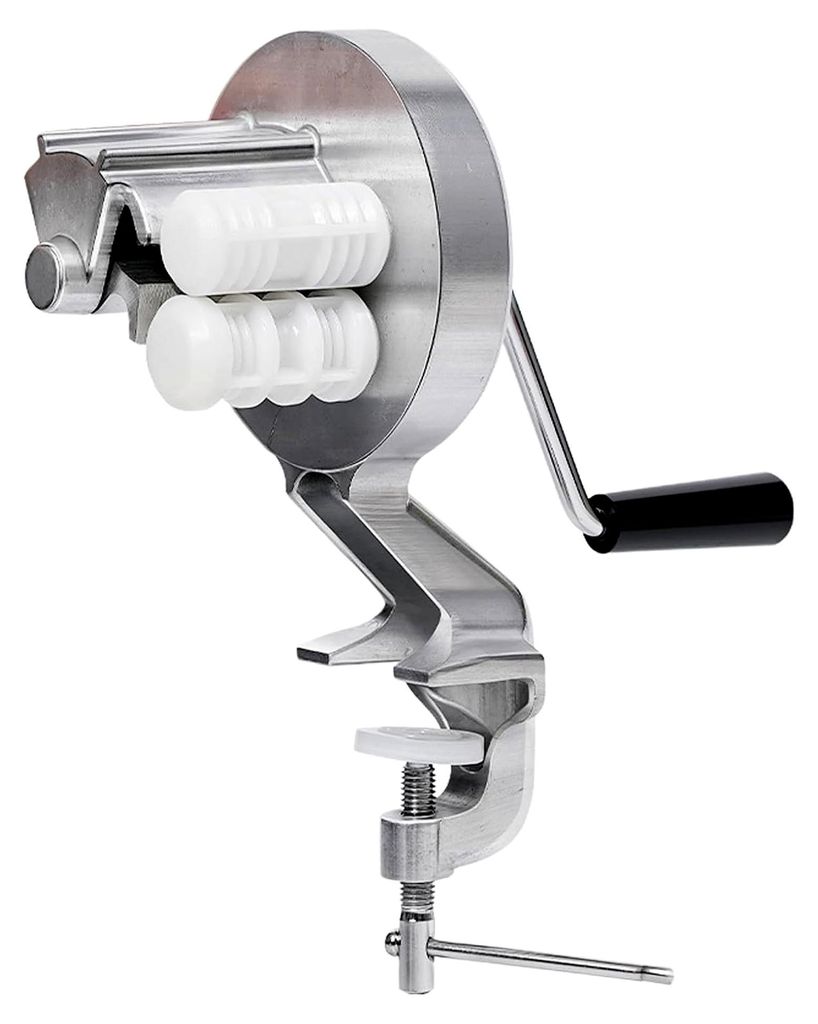 Makkaroni mit Handkurbel - Tragbare Aluminiumlegierung Manuelle Paste Extruder, Ergonomische No-Electricity Pasta Maker mit sicherer Tischklemme, P...