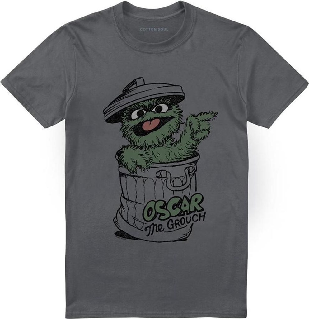 Sesame Street - T-Shirt für Herren/Damen Uni TV20876 (XL) (Holzkohle)