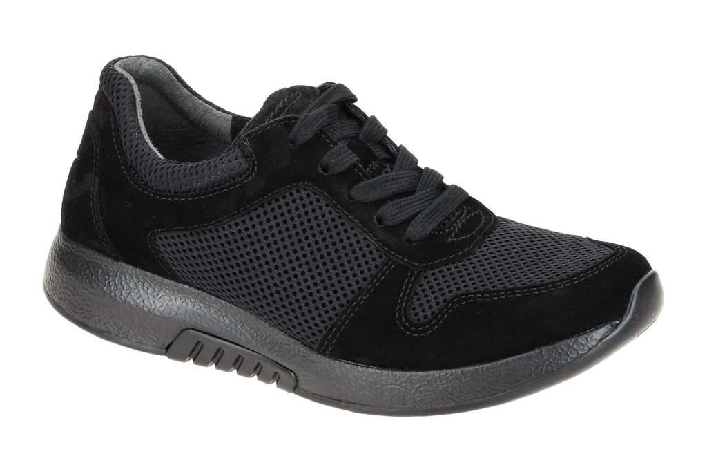 Gabor (0) Sportliche Schnürschuhe Rolling Soft Weiblich 31353438363638 Schwarz 42 EU