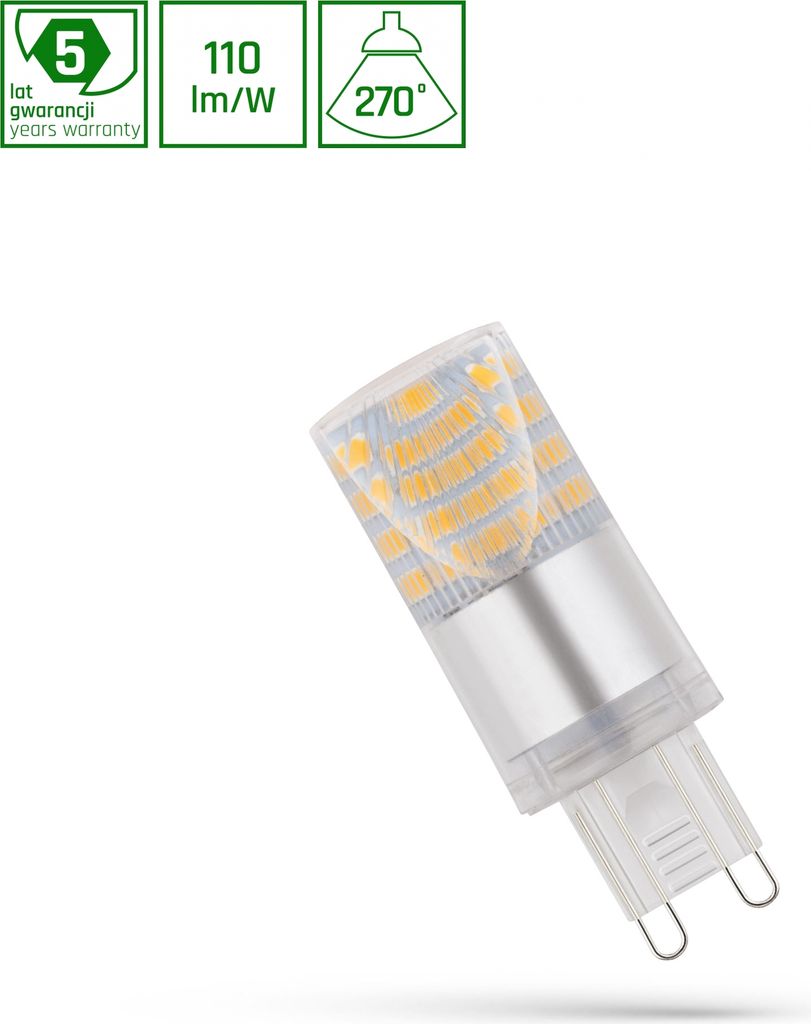 LED G9 4W 230V AC Neutralweiß G4 G9 460 Lumen 270° Produktbild 