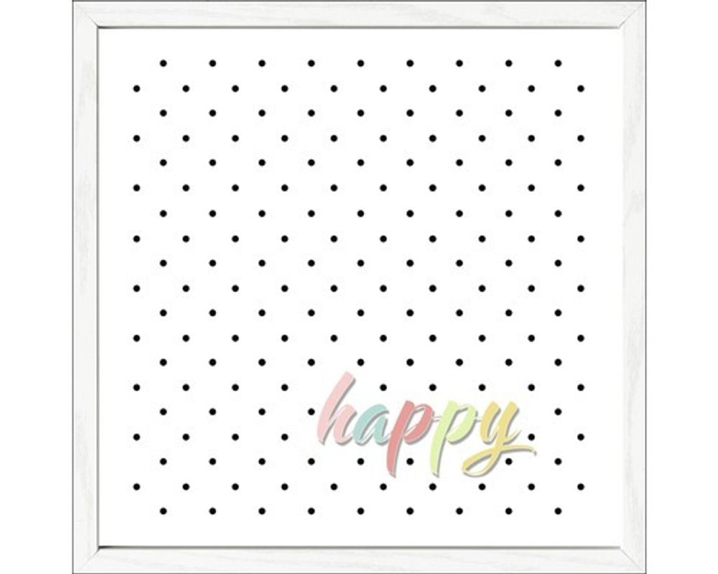 Gerahmtes Bild Colourful Happy 33x33 cm Produktbild 