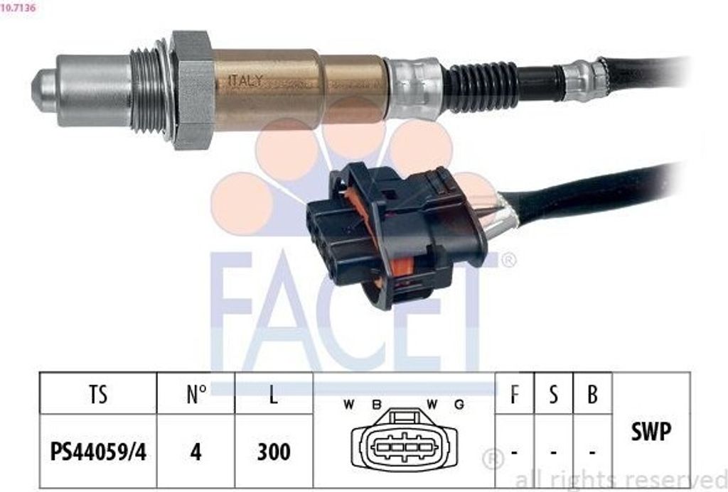 FACET Lambdasonde für OPEL Corsa C Schrägheck (X01) Beheizt Produktbild 