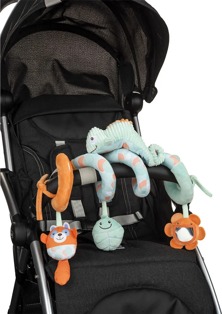 Jouet d'Éveil en Spirale Chicco Chamelion pour Poussette et Cosy Bébé