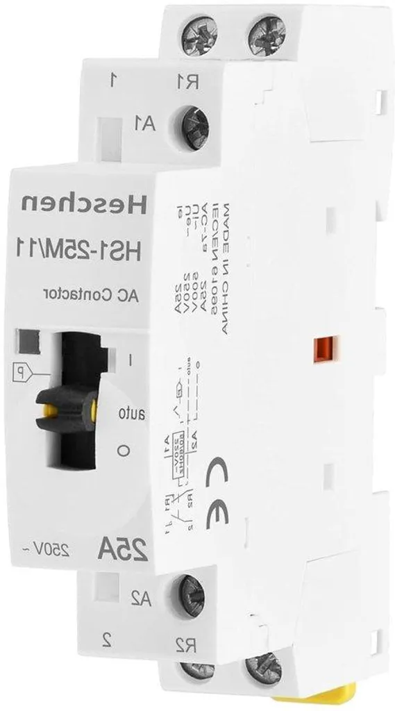 Disjoncteur CA 2 Pôles 25A 220V - Protection Électrique Modulaire Grise