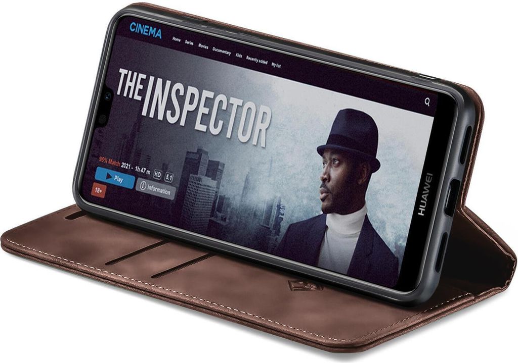 Handy Hülle für Huawei P20 Lite Klapphülle Bookcase Flip Produktbild 7