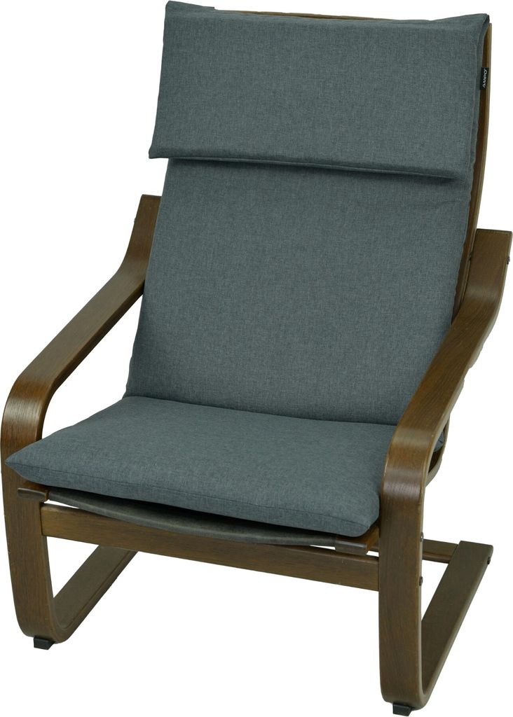 AMPO Polsterkissen für IKEA POANG PELLO Wohnsessel, Sitzkissen, IKEA Kissen 7 cm