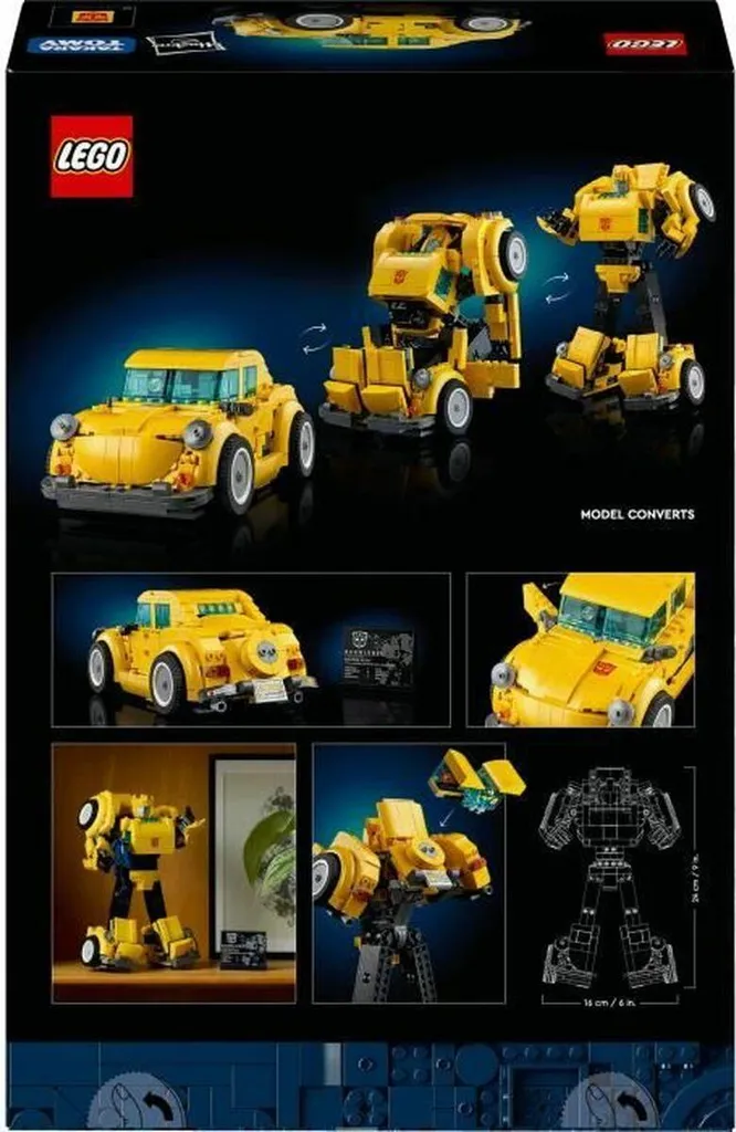 Lego 10338 Transformers Bumblebee Set de Construction Icônes 950 Pièces - 6