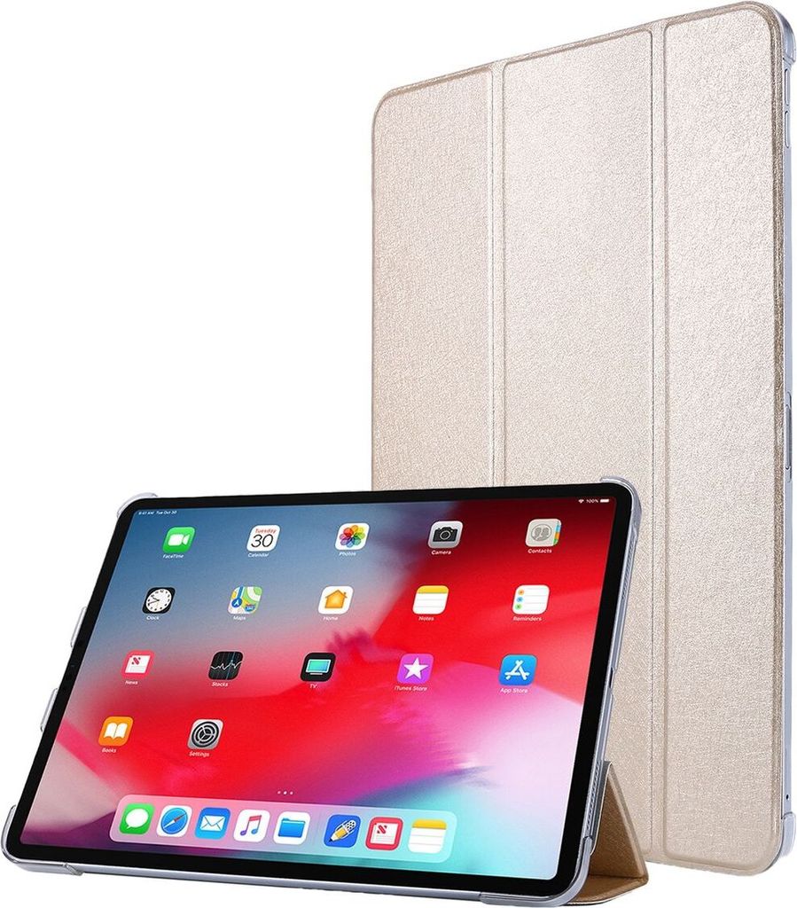 Tablethülle für Apple iPad Pro 12.9 (2021) Schutztasche Wallet Cover 360 Case Etuis Gold