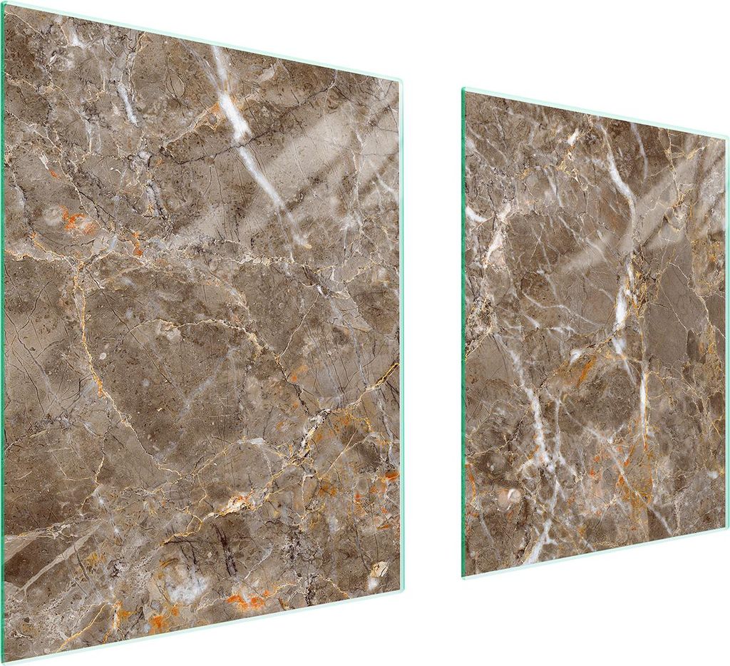 Glasschutzplatte Für Herd 85X52 Marmor