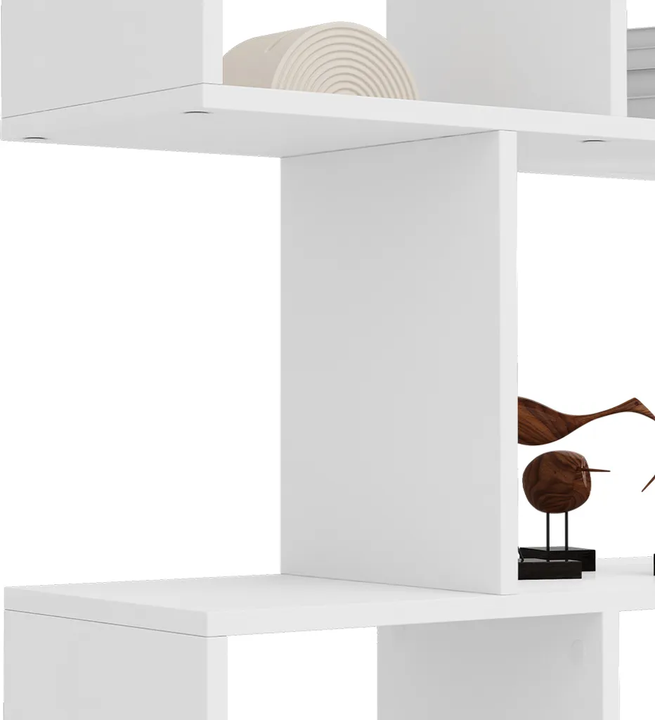 Meuble rangement cube blanc pour optimiser petits espaces Aramis - 6