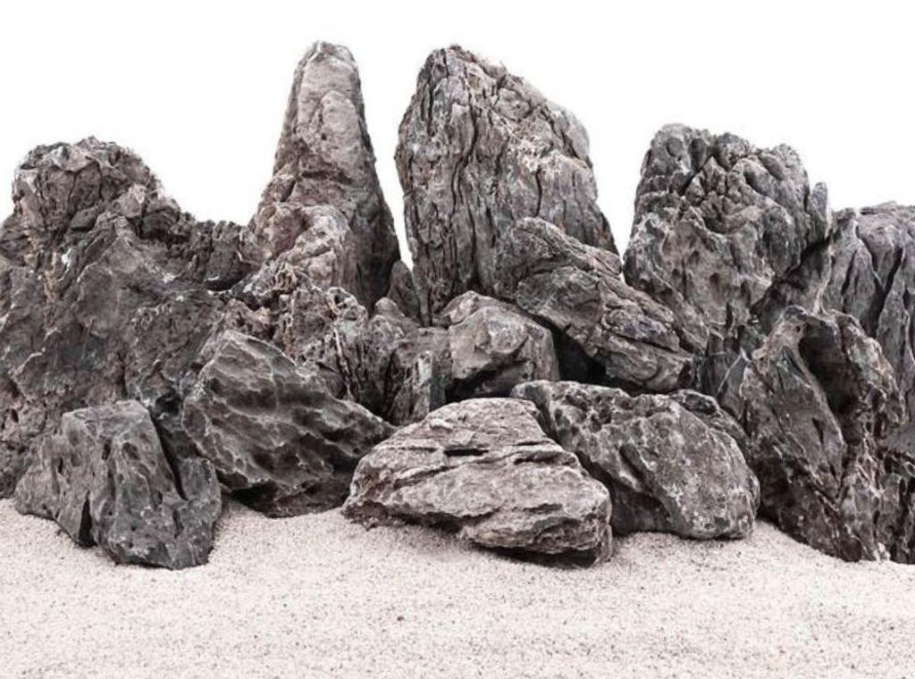 Aquarium Natursteine Mini Landschaft Seiryu Steine grau Produktbild 