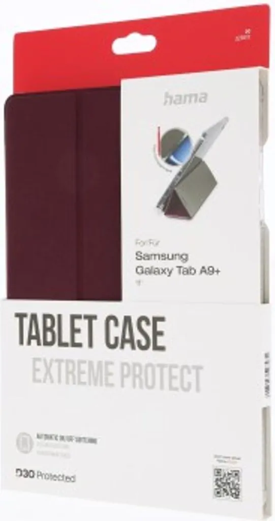 Cover Antiurto Hama Extreme Protect Galaxy Tab A9+ D3O Bordeaux - 12