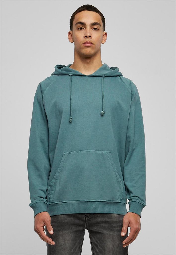 Urban Classics TB4388 | Overdyed Hoody Kapuzenpuli Herren - Farbe: dustyblue - Größe: S