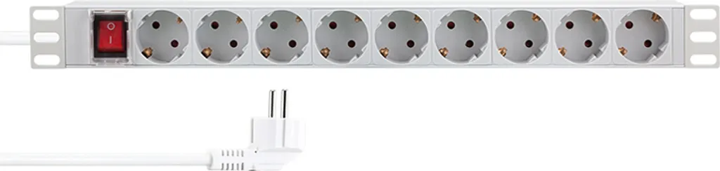 Unité d'alimentation 19'' 9 prises LogiLink pour baie informatique