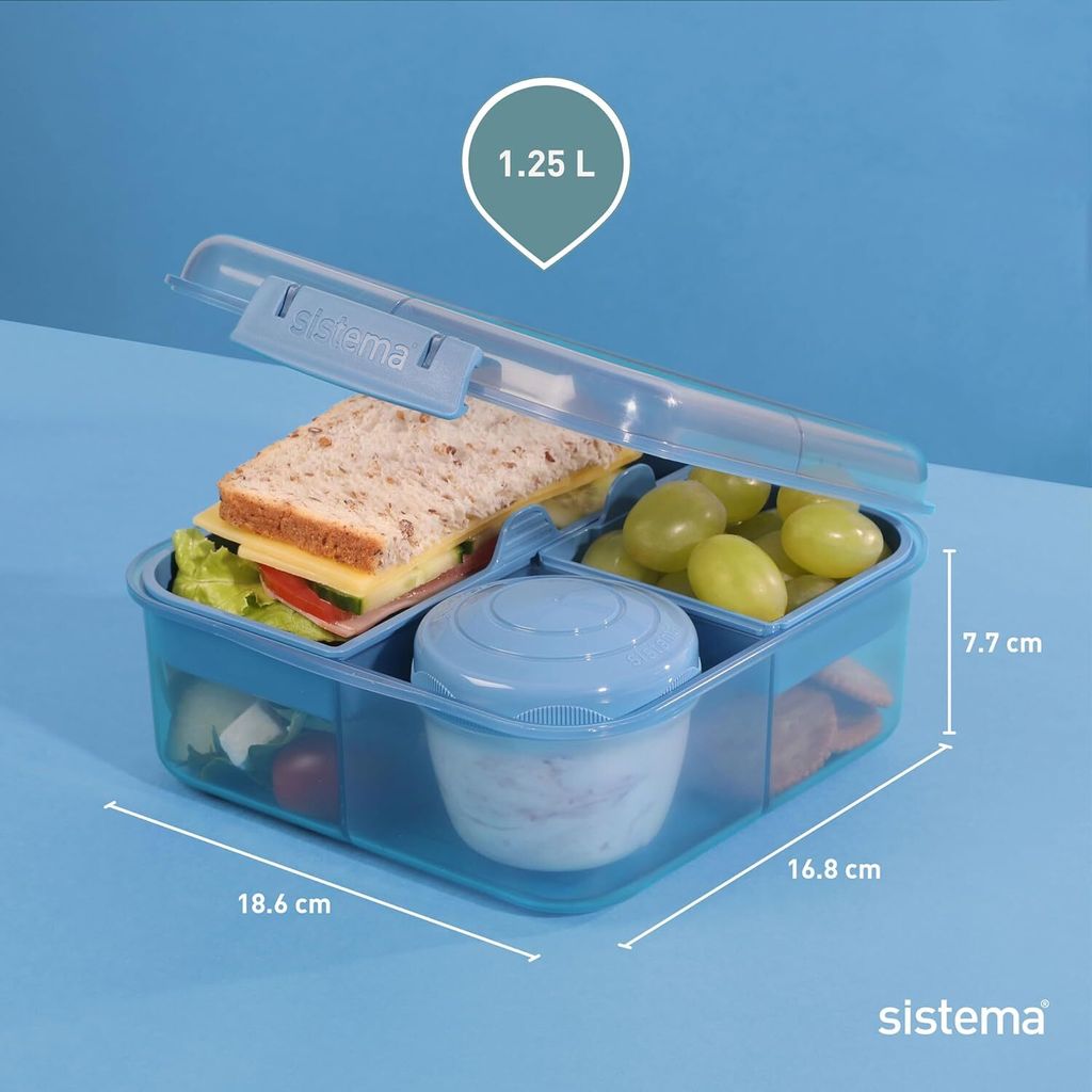 Sistema® Ocean Bound Bento Cube tříkomorová | Kaufland.cz