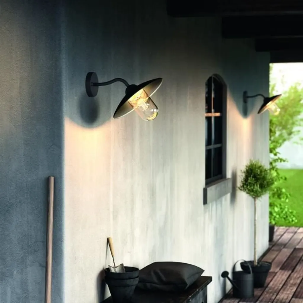 Luminaire extérieur étanche IP44 Philips Hammock E27 Noir Métal