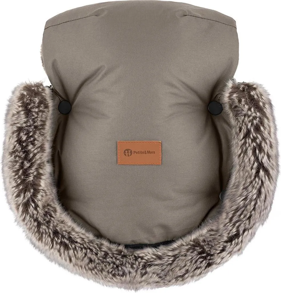 Chancelière Petite&Mars Furry Mocha Mousse - Nid d'Ange Universel Douillet