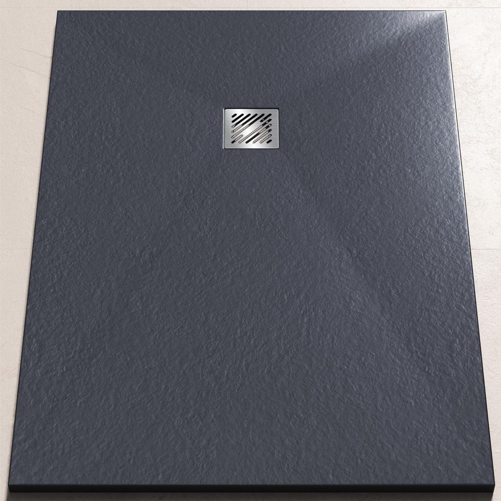 doporro Duschwanne Duschtasse 100x140x3cm aus Mineralguss Produktbild 