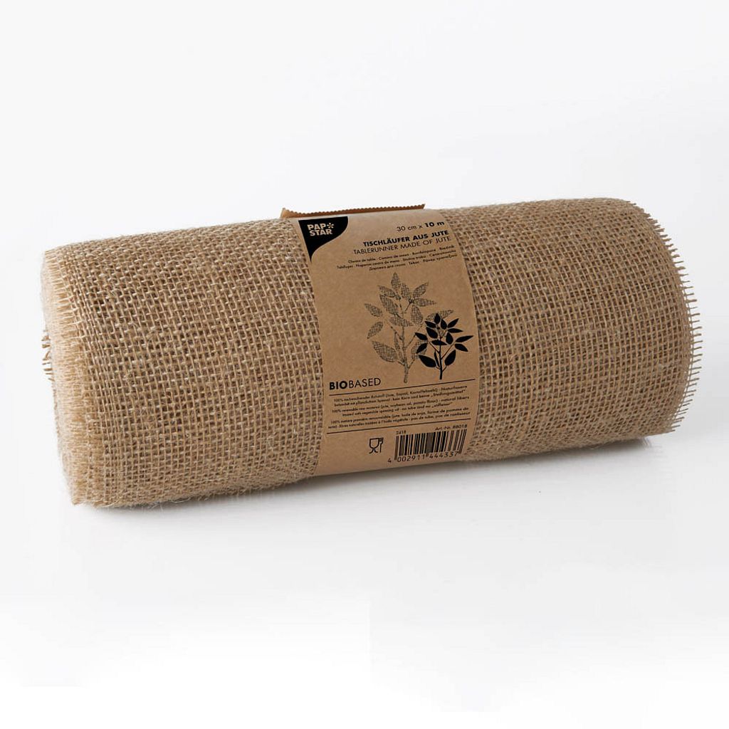 PAPSTAR  88018 PAPSTAR Tischläufer Jute, natur, (B)0,3 x Image du produit 