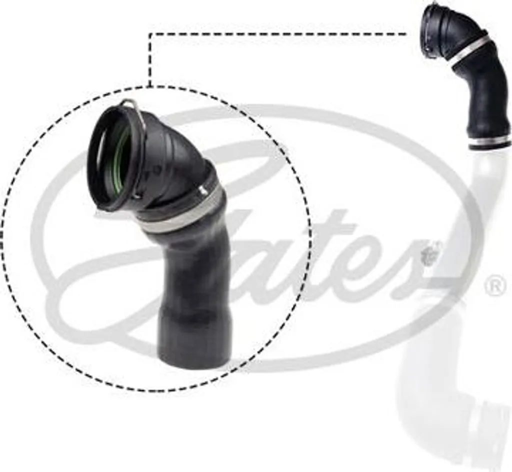 Tubo Turbo GATES 09-0710 BMW E60 E61 E63 E64 - Sostituzione OE 11617791664
