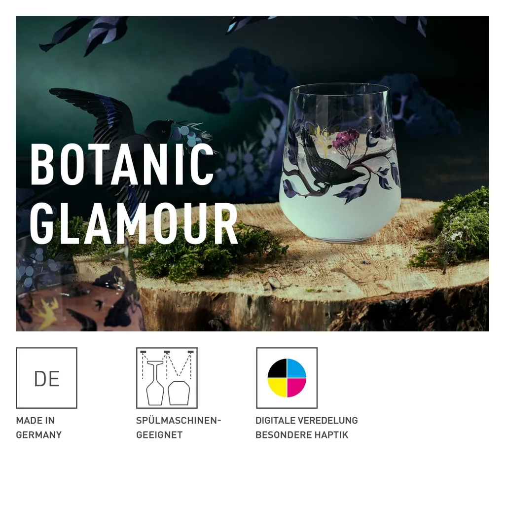 Ritzenhoff BOTANIC GLAMOUR GINGLAS SET #3, #4 - 8