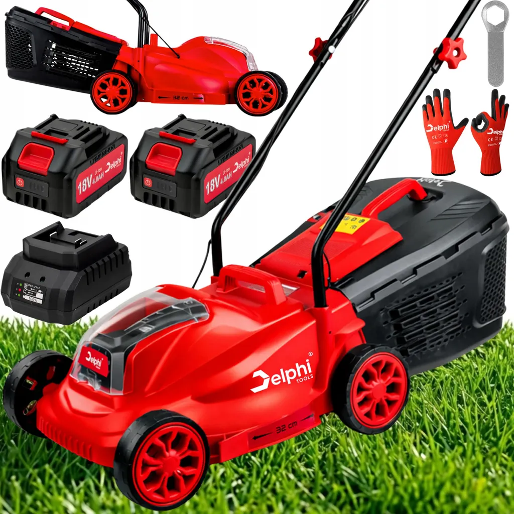 Tondeuse de jardin à batterie 32 cm idéale pour pelouse et petites cours