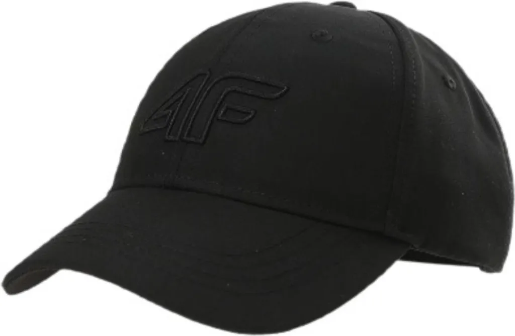 4F U314 Cap Nero Unisex - Cappello Baseball S/M Regolabile Offerta