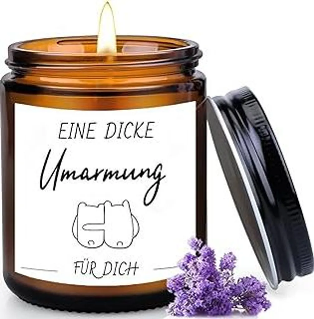 Regalo Compleanno Amica Originale: Candela Lavanda Bio e Naturale