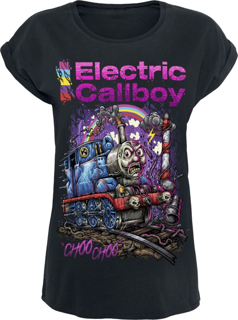 Electric Callboy T-Shirt Damen Choo Choo schwarz XXL