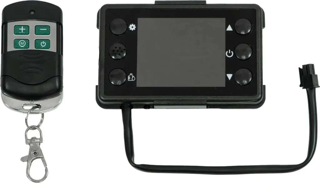 Commande de Chauffage Stationnaire Diesel LCD Blanc 12V/24V - Modèle A2013