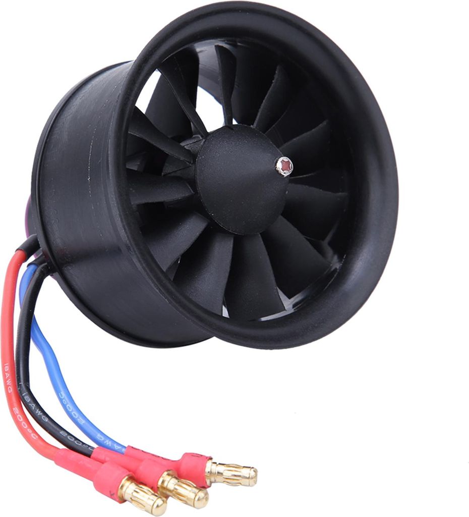 Für EDF 50mm 11 Blätter Fan Propeller mit Motor für RC Flugzeug Modell ZubehörKV4900 3S