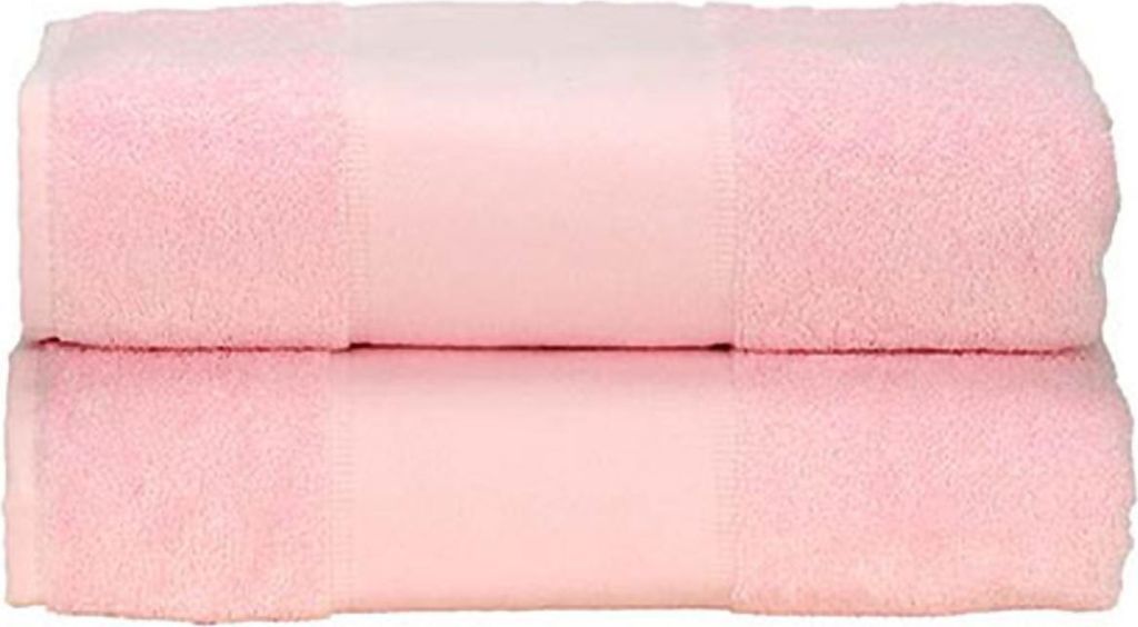 A&R 701.50 | PrintMe Bath Towel / 70 x 140 cm - Farbe: Light Pink - Größe: 70 x 140 cm
