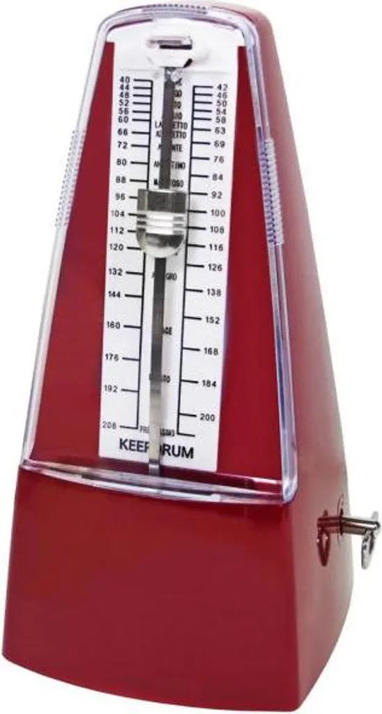 Métronome de piano keepdrum GMPL RD rouge pour travail du rythme